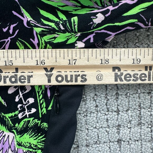 Rodebjer Mini Dress Womens S Multicolor Floral  Short Sleeve Shoulder Pads - Picture 7 of 11